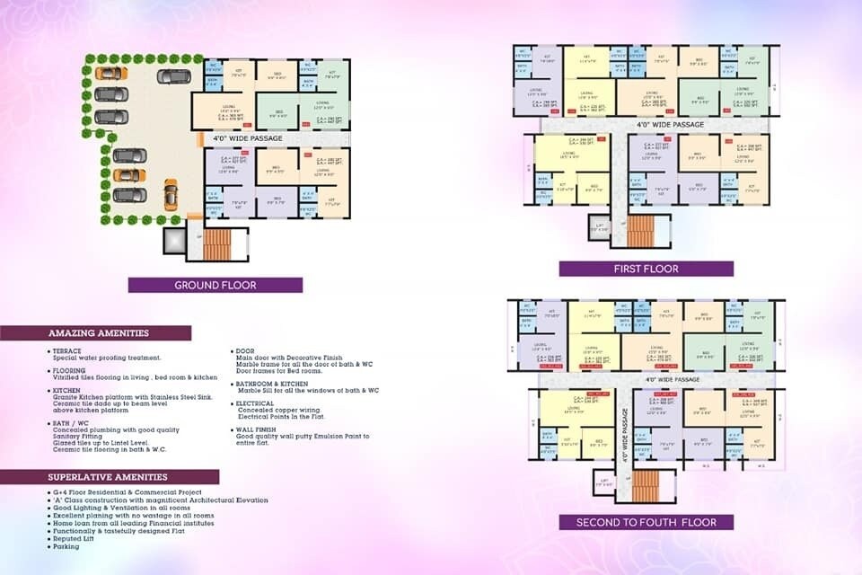 Ekvira Apartments Floor Plans