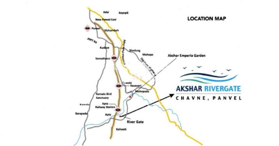 Emperia Akshar Rivergate Plot E Location Image