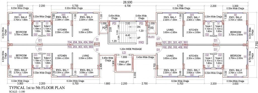 Empire Triratna Complex Floor Plans