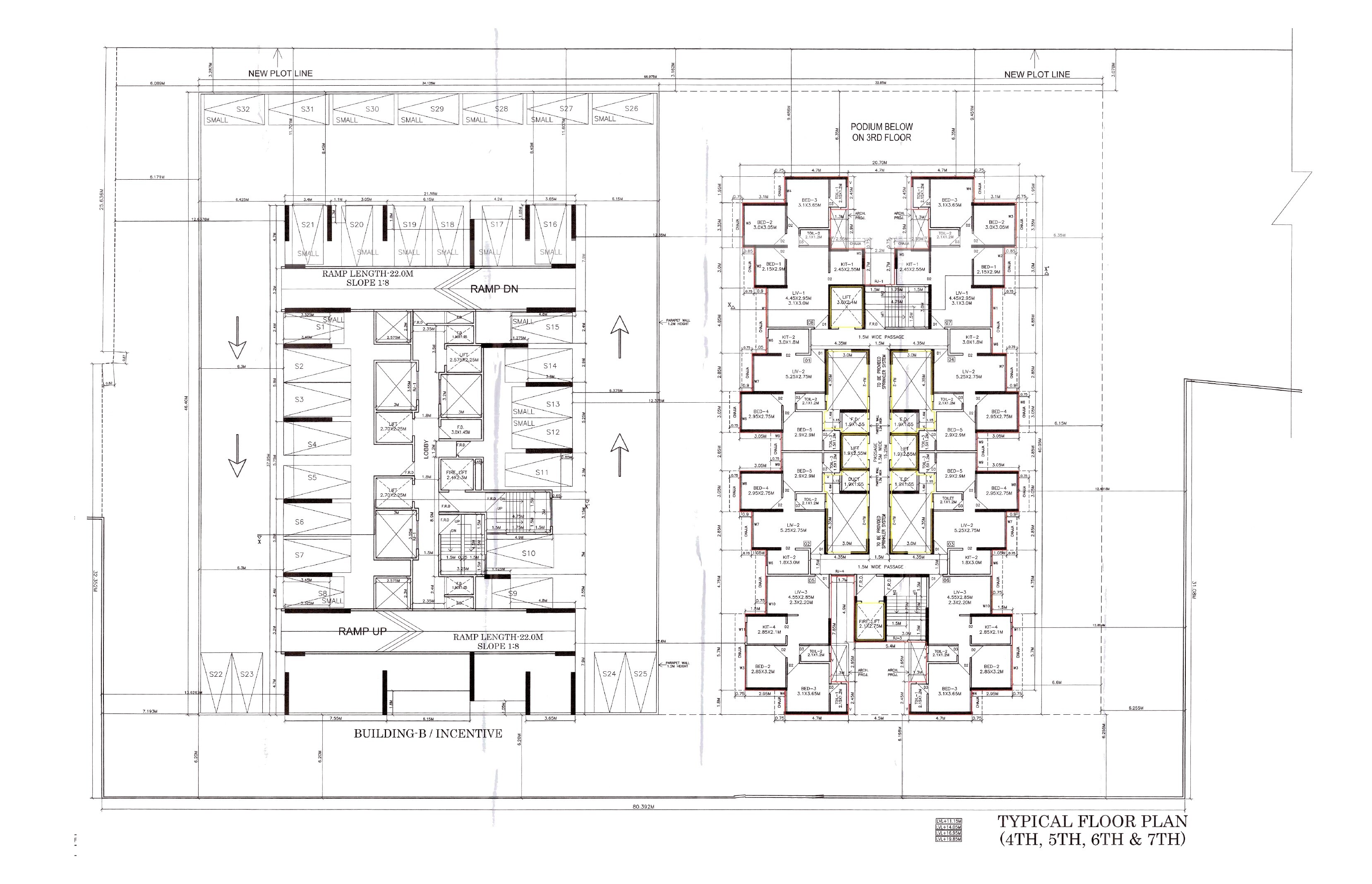 EV 9 Square Floor Plans
