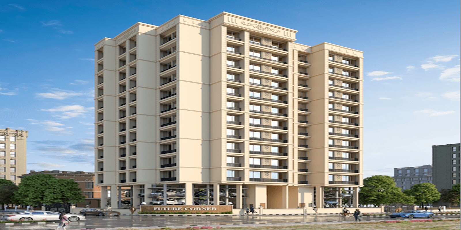 Future Corner residential project in Akurli