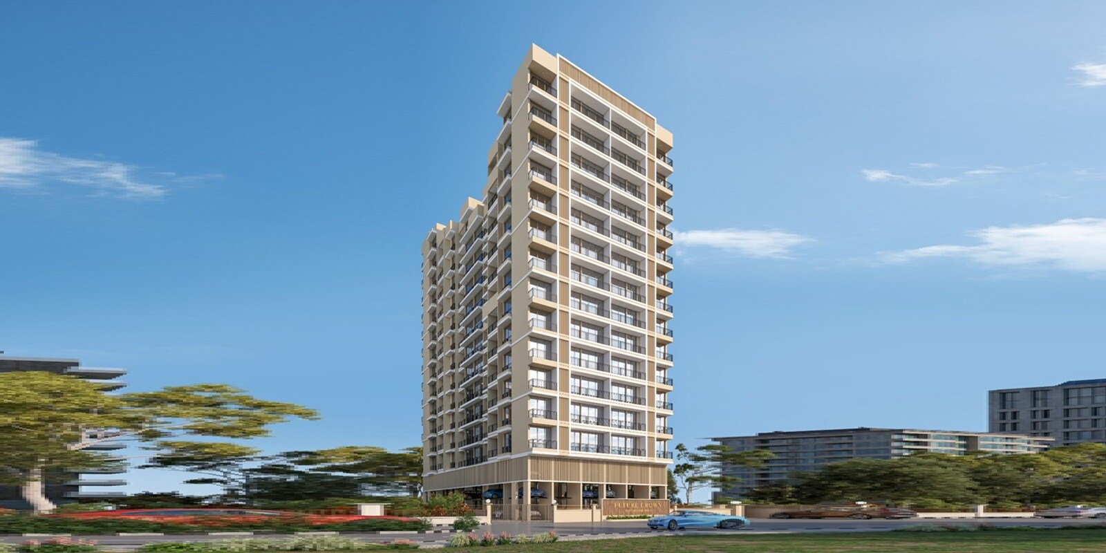 Future Crown residential project in Akurli