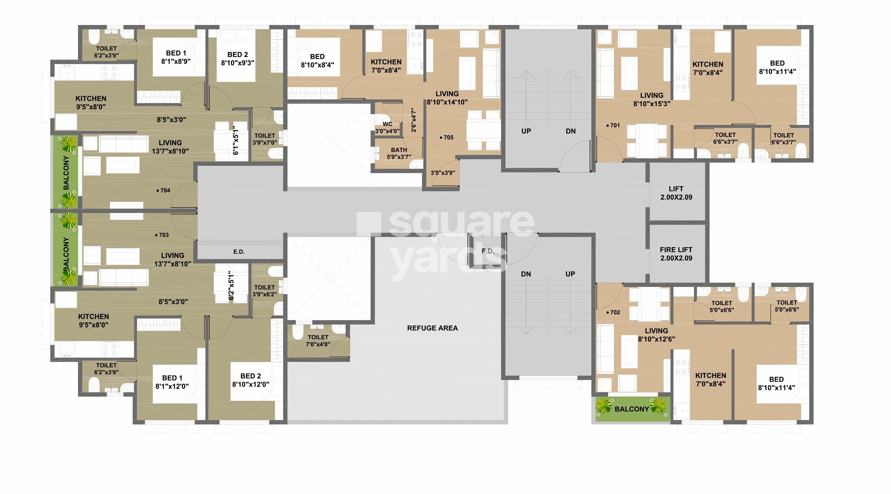 Future Sky Floor Plans 2