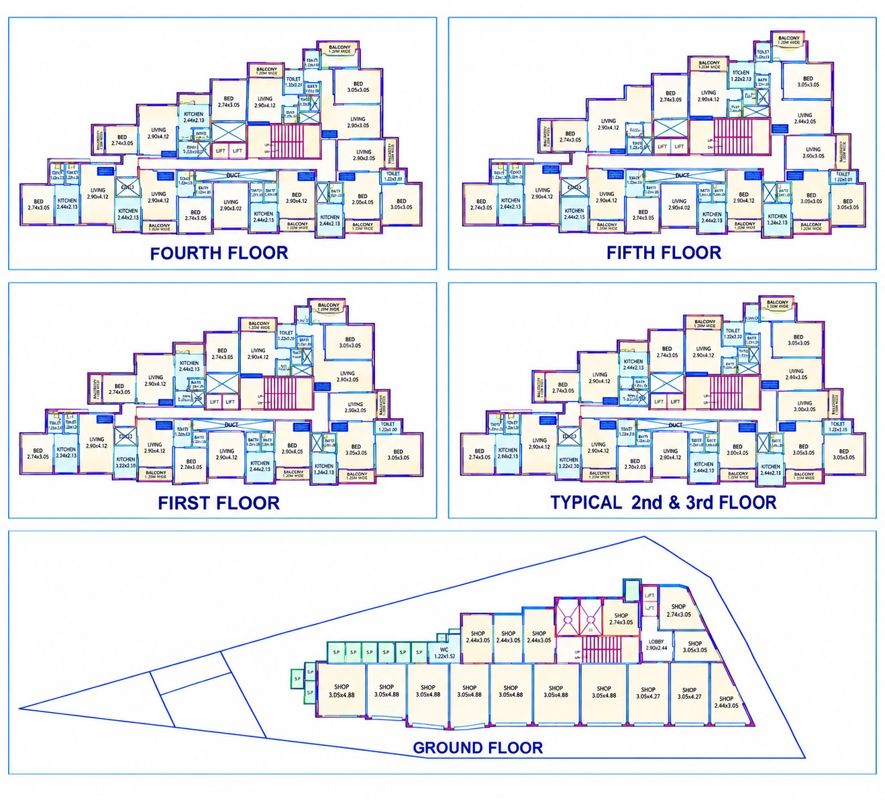 Gaikwad Shiv Plaza Floor Plans