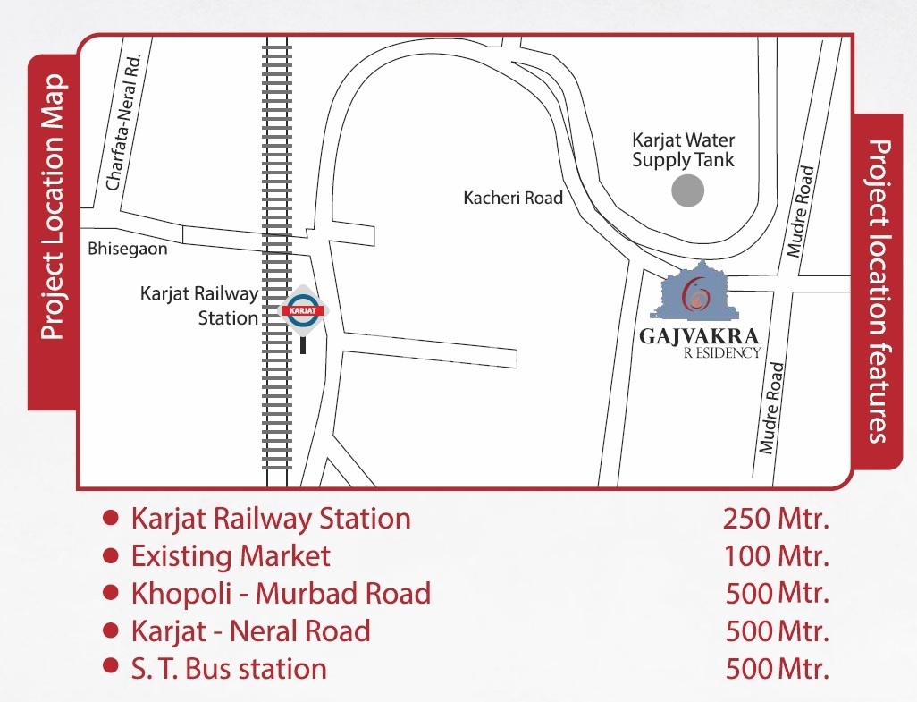 Gajvakra Residency Location Image