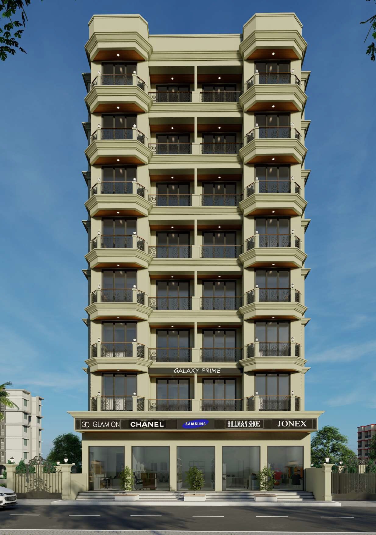 Galaxy Prime Apartment Exteriors