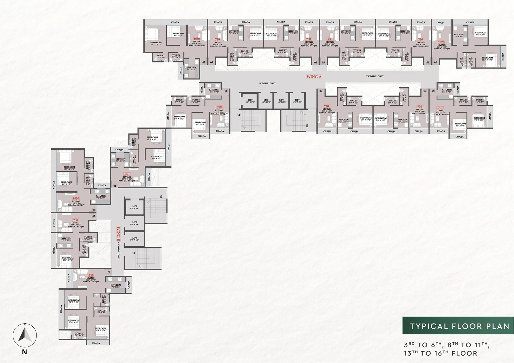 Gami Nirvana Floor Plans