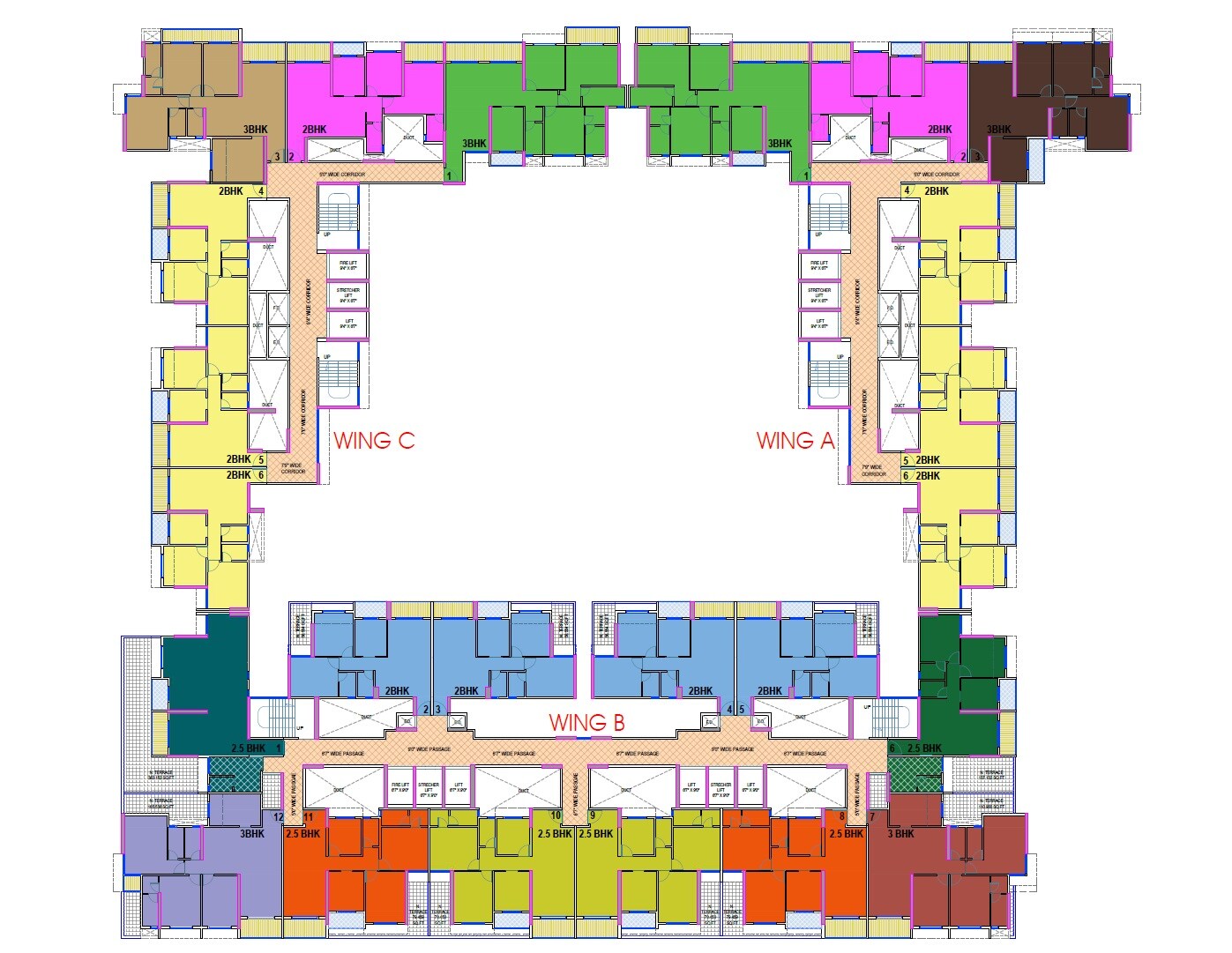 Gami Satyam Palacio Floor Plans 1