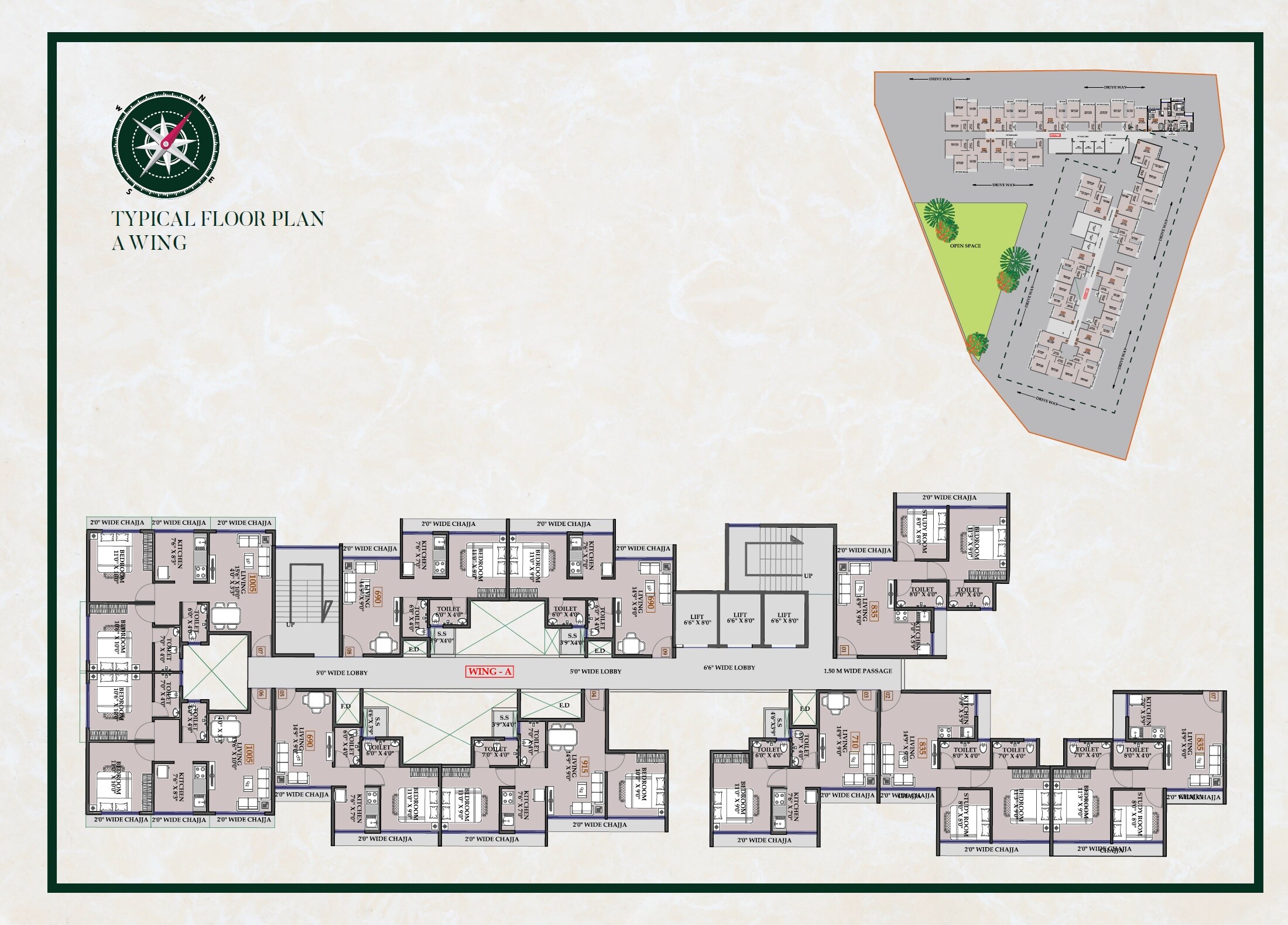 Gami Tiara Floor Plans