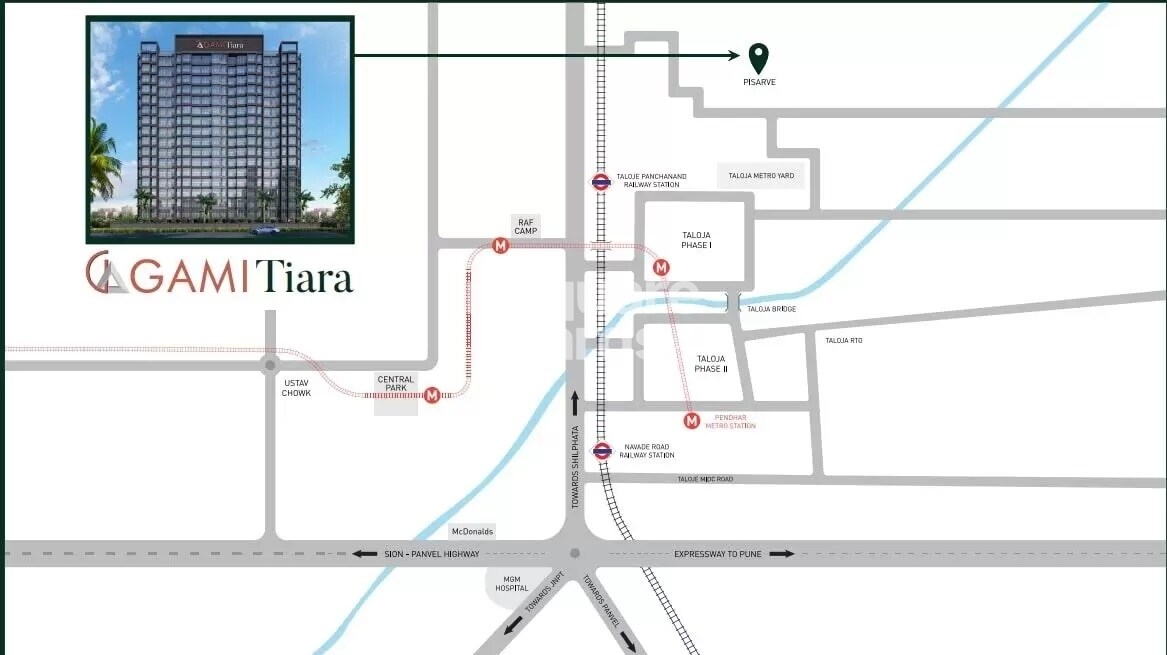 Gami Tiara Location Image