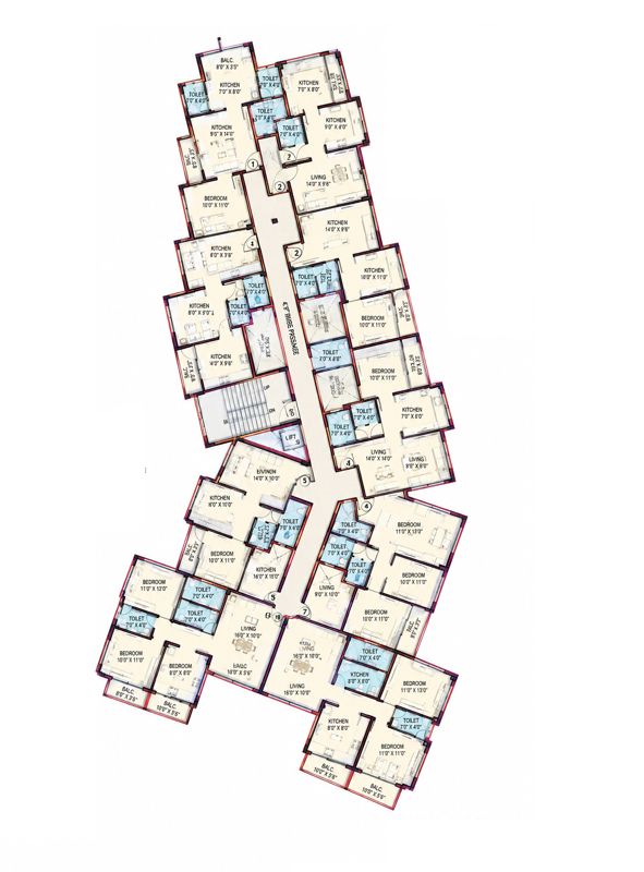 Ganarai Shiv Shalini Complex Floor Plans