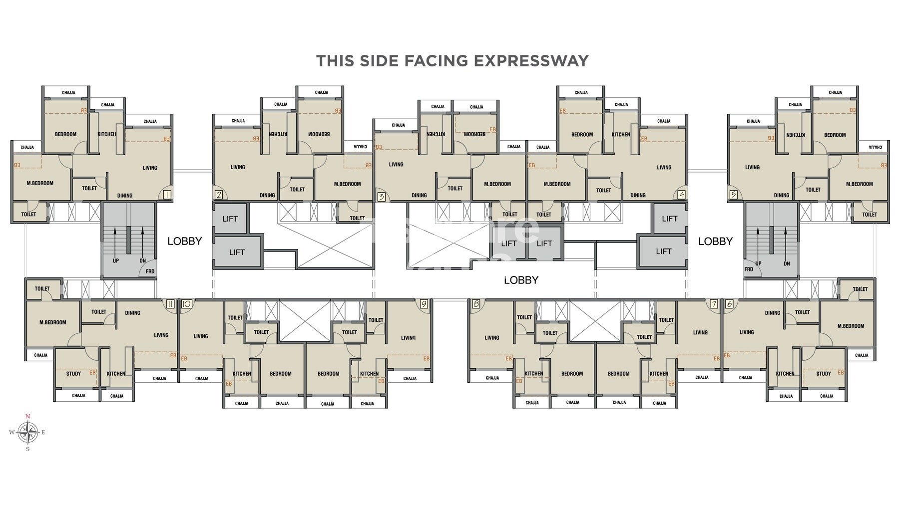 GeeCee Aspira 206 Floor Plans
