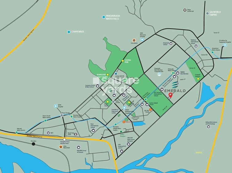 GeeCee Emerald Location Image