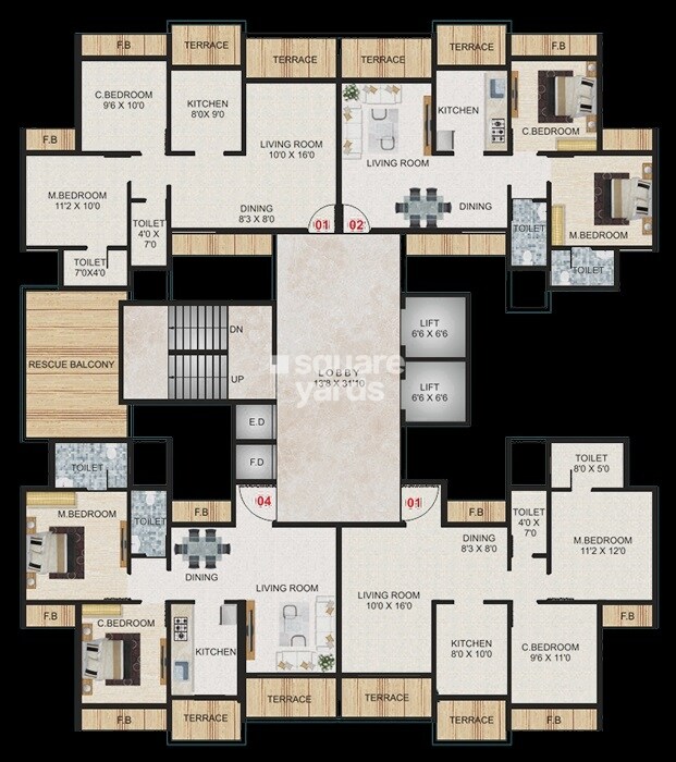 Giriraj Patil Residency Master Plan Image