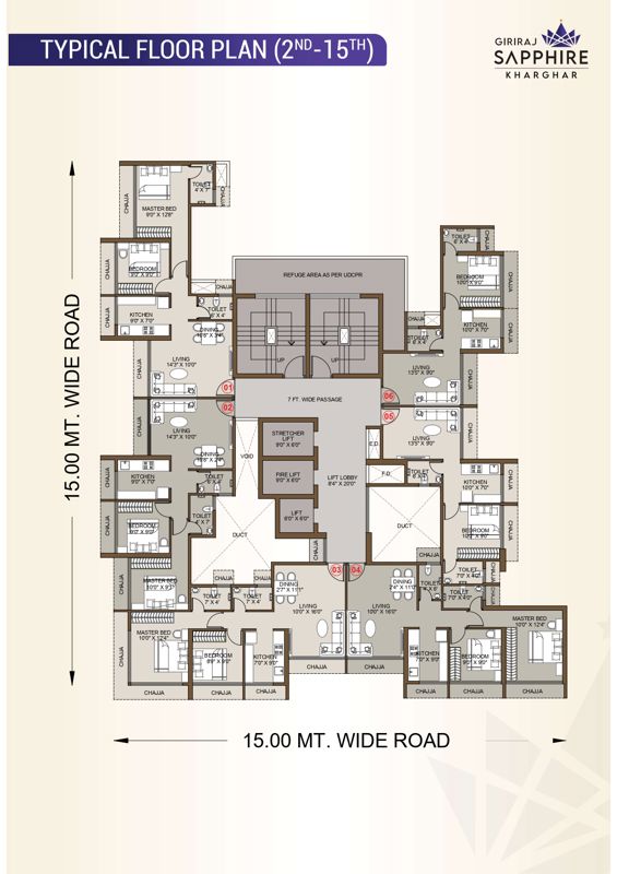 Giriraj Sapphire Floor Plans 1