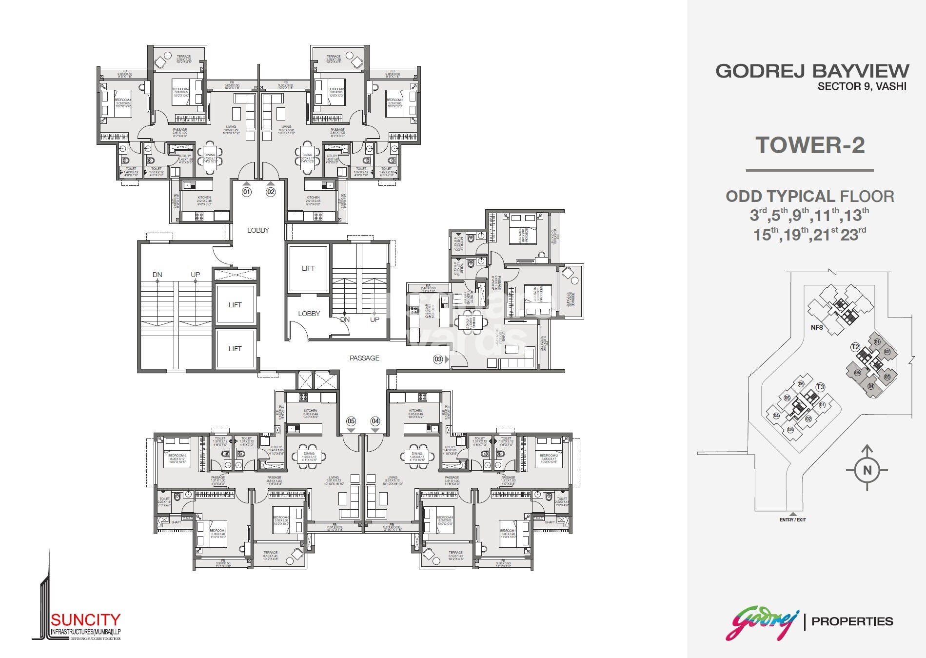 Godrej Bayview Vashi Floor Plans 1