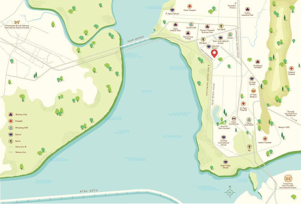 Godrej Eternal Palms Location Image