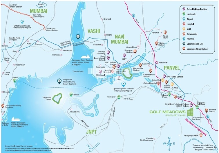 Godrej Golf Meadows Location Image