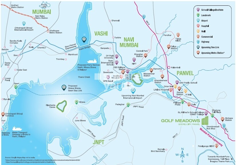 Godrej Golf Meadows Location Image