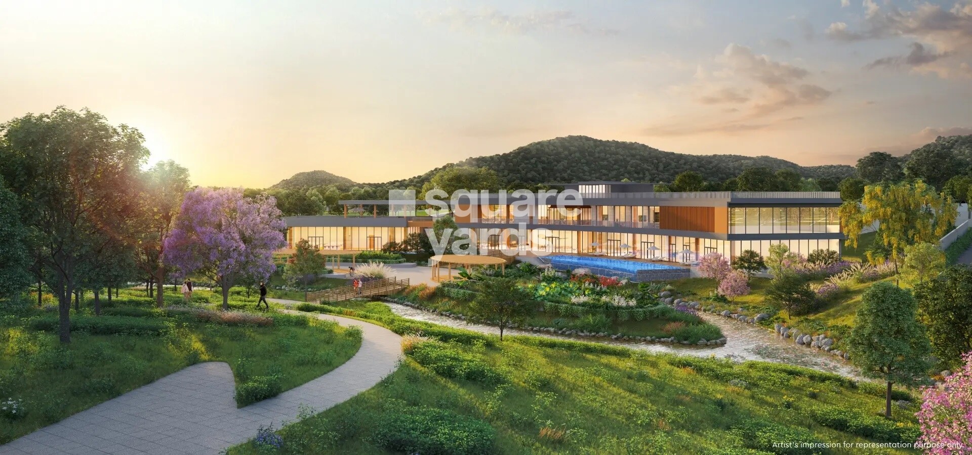 Godrej Hillview Estate Clubhouse External Image