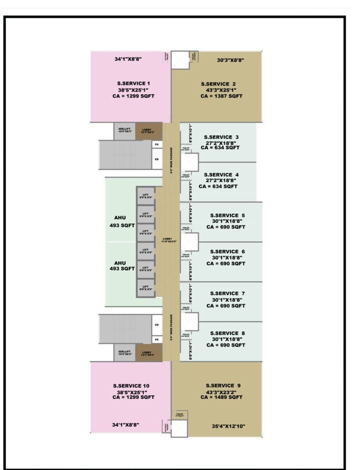 Greenscape Cyber Code Floor Plans 2