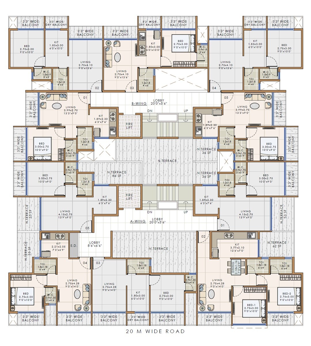 Greystone Balaji Archstone Floor Plans