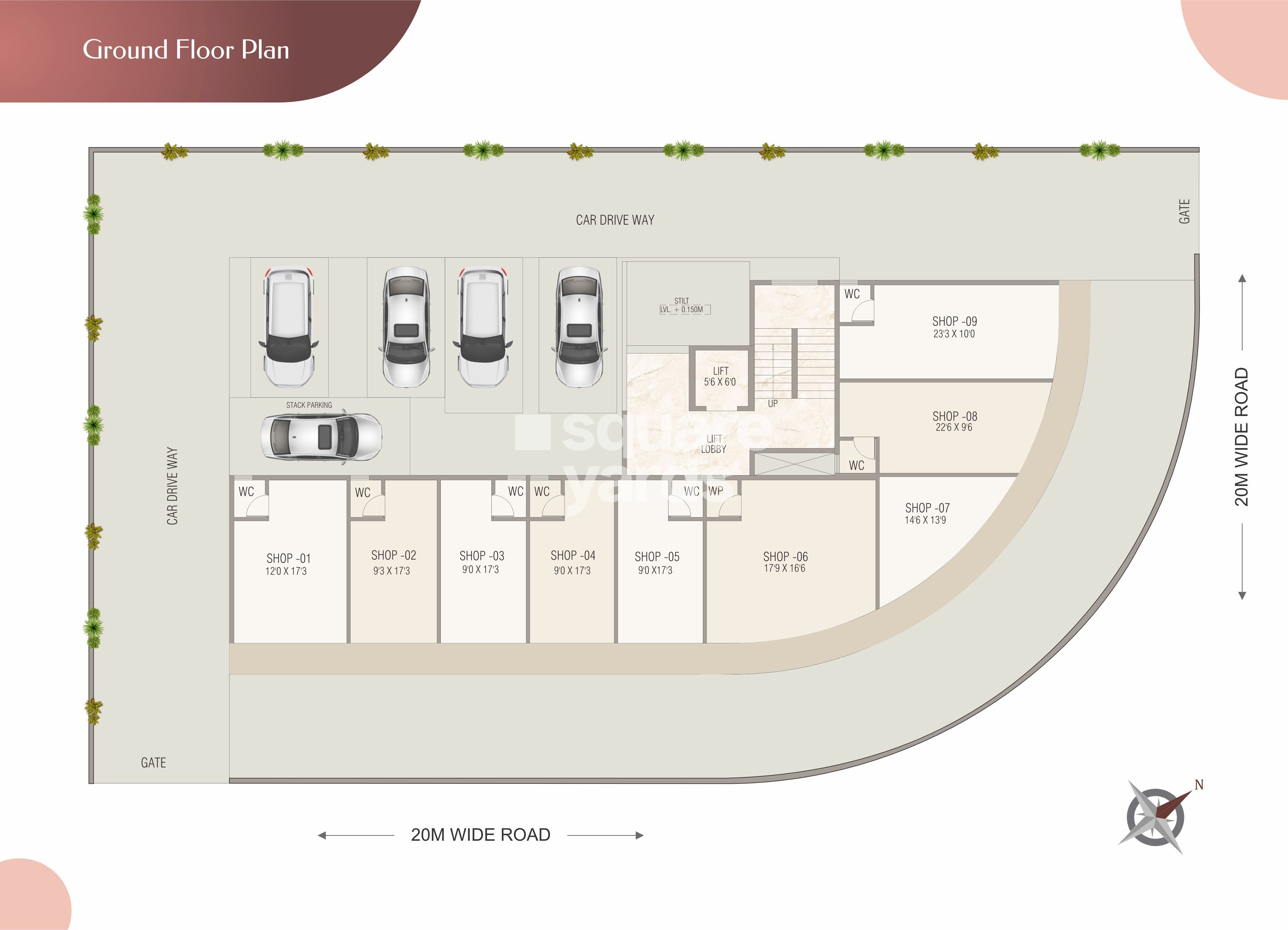 GRK Aryan Corner Floor Plans