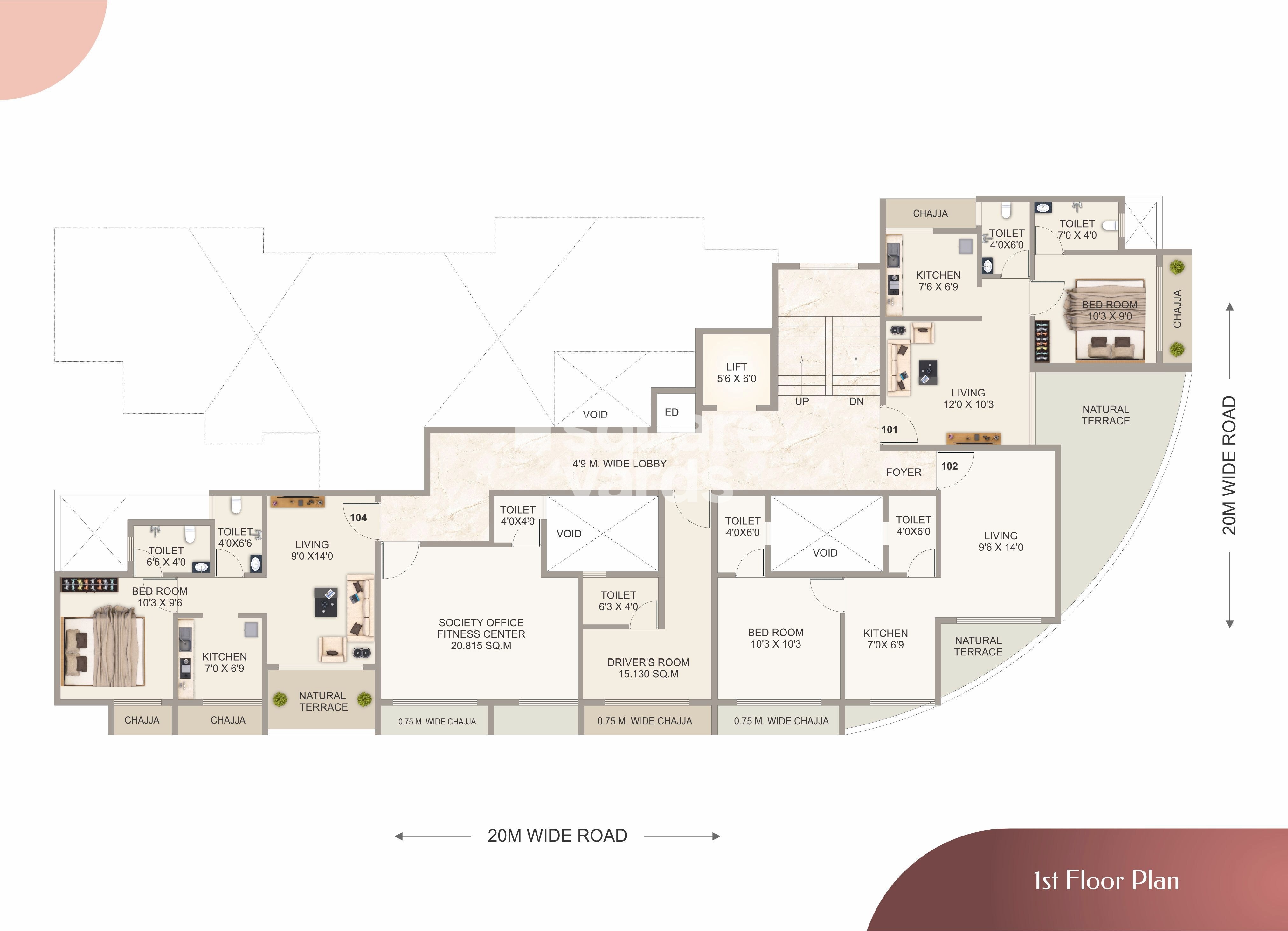 GRK Aryan Corner Floor Plans