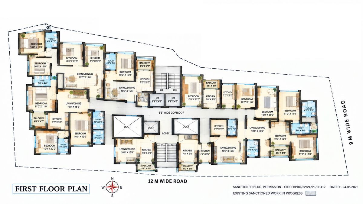 Gurudarshan Hanisha Residency Floor Plans