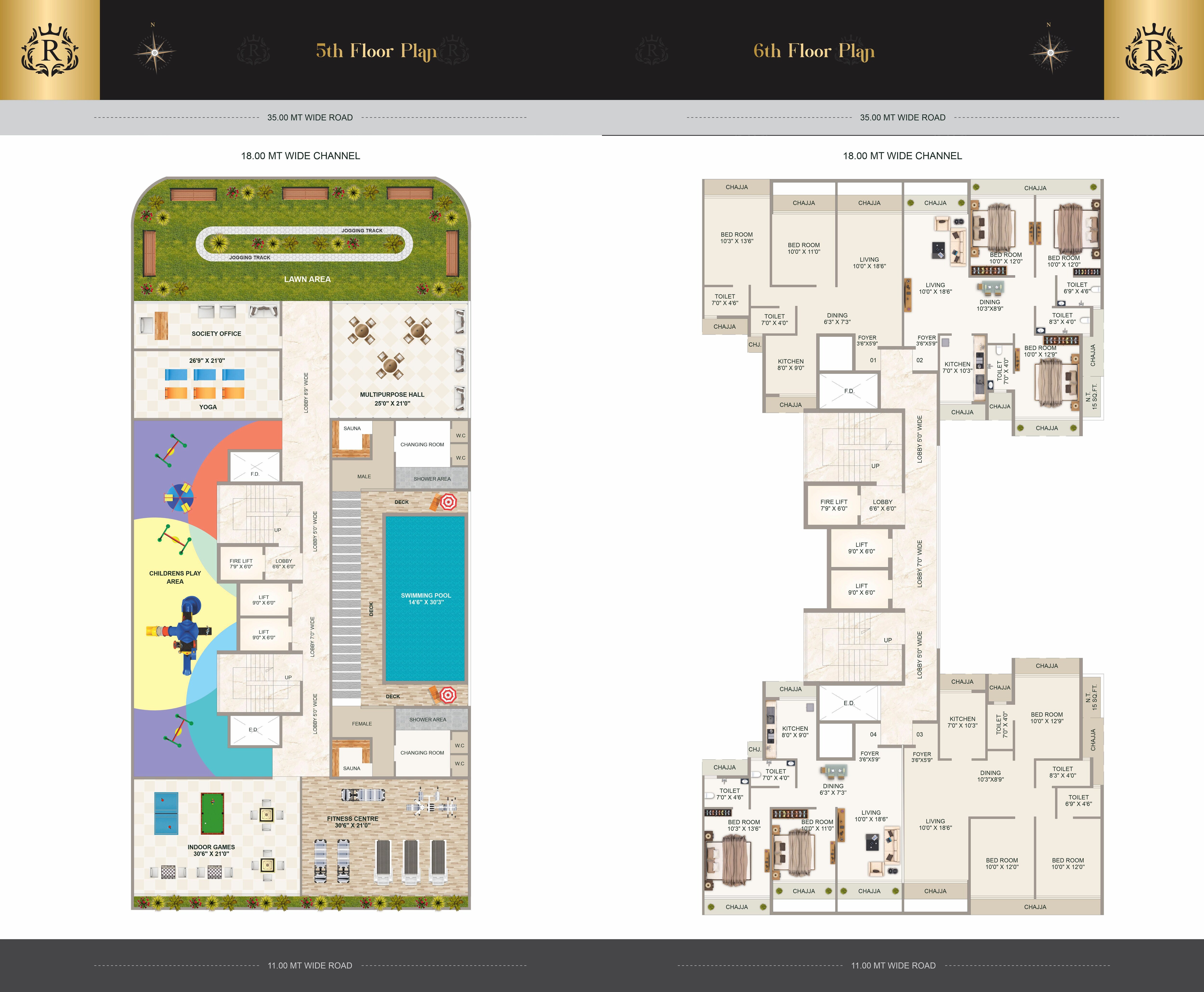 Gurukrupa Aramus Rudra Floor Plans 1