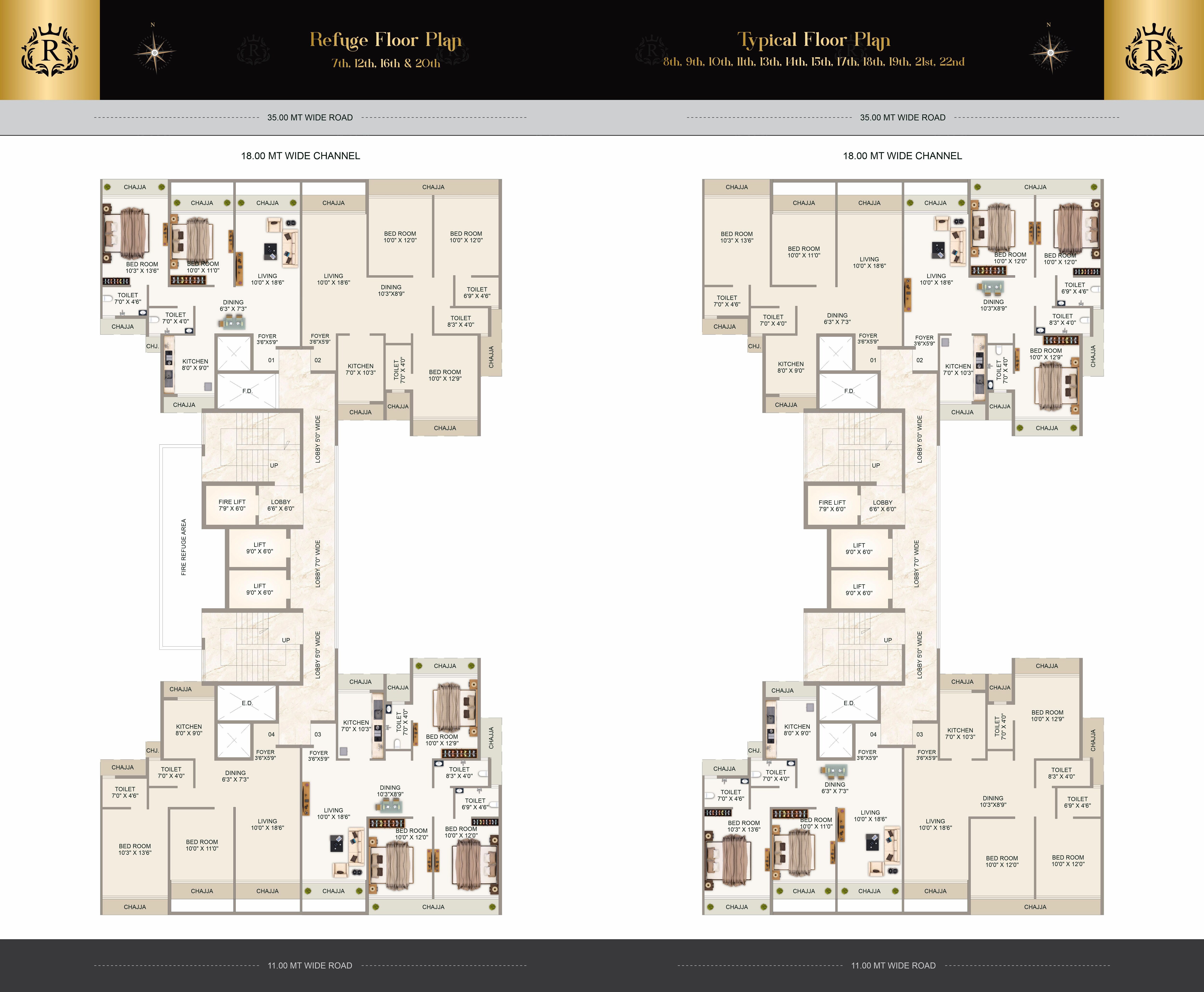 Gurukrupa Aramus Rudra Floor Plans 3
