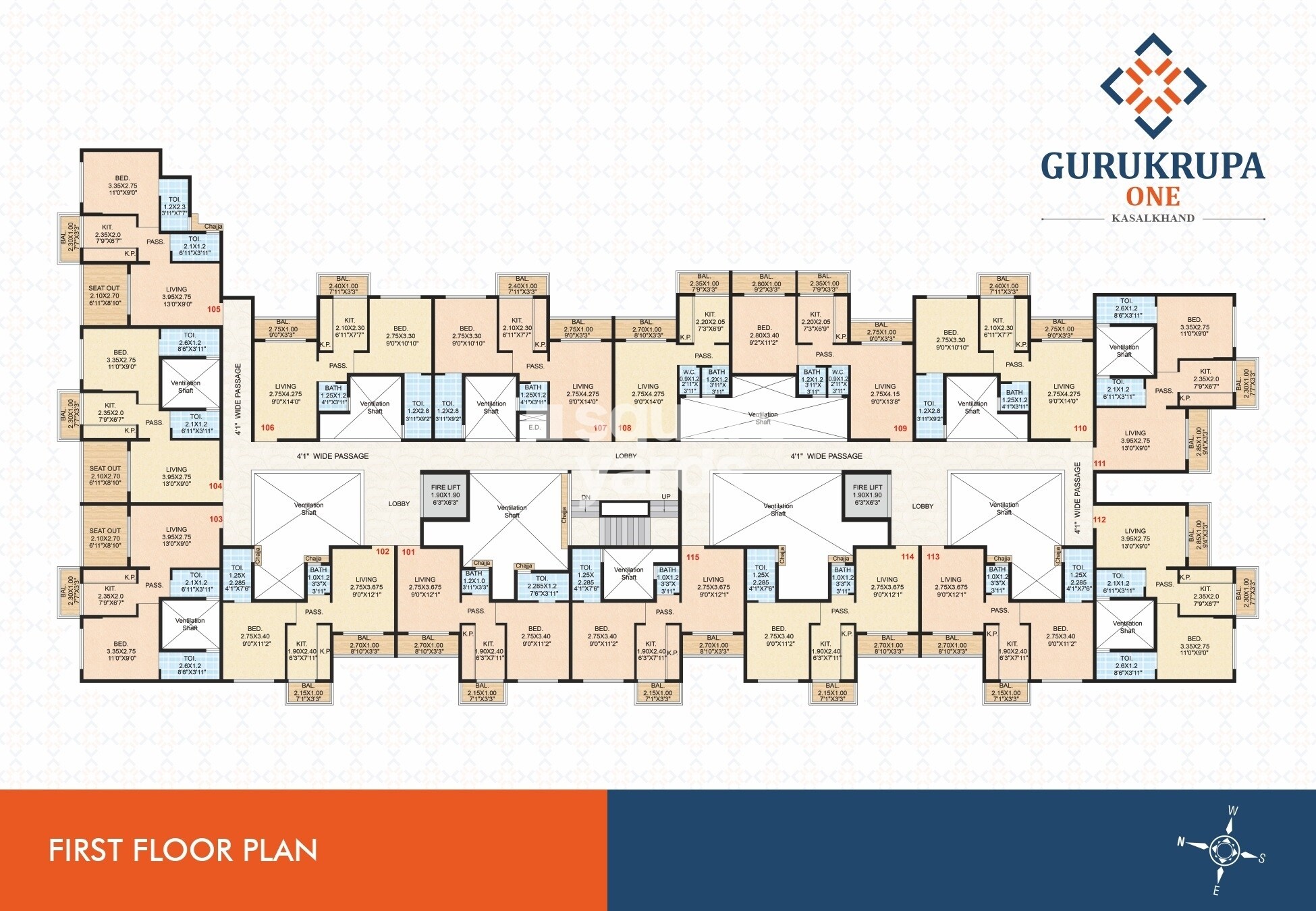 Gurukrupa One Floor Plans