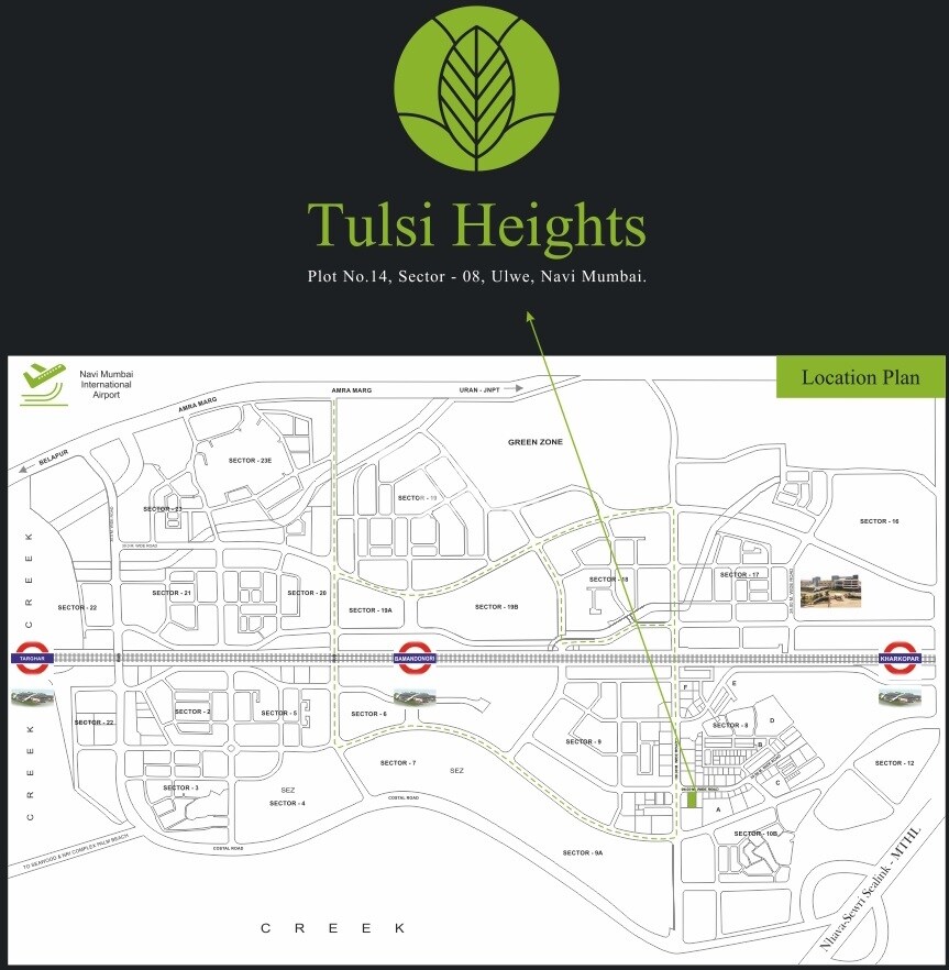 Gurukrupa Tulsi Heights Location Image