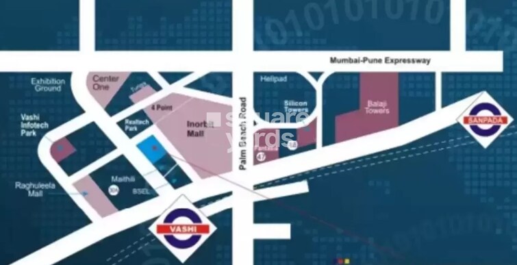 Haware Infotech Park Vashi Location Image