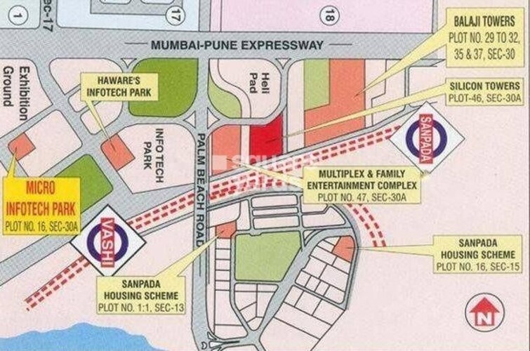 Haware Silicon Tower Location Image