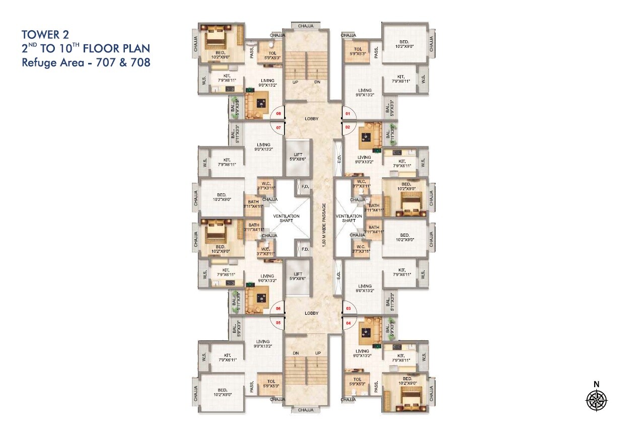 HB Nandanvan Floor Plans 2