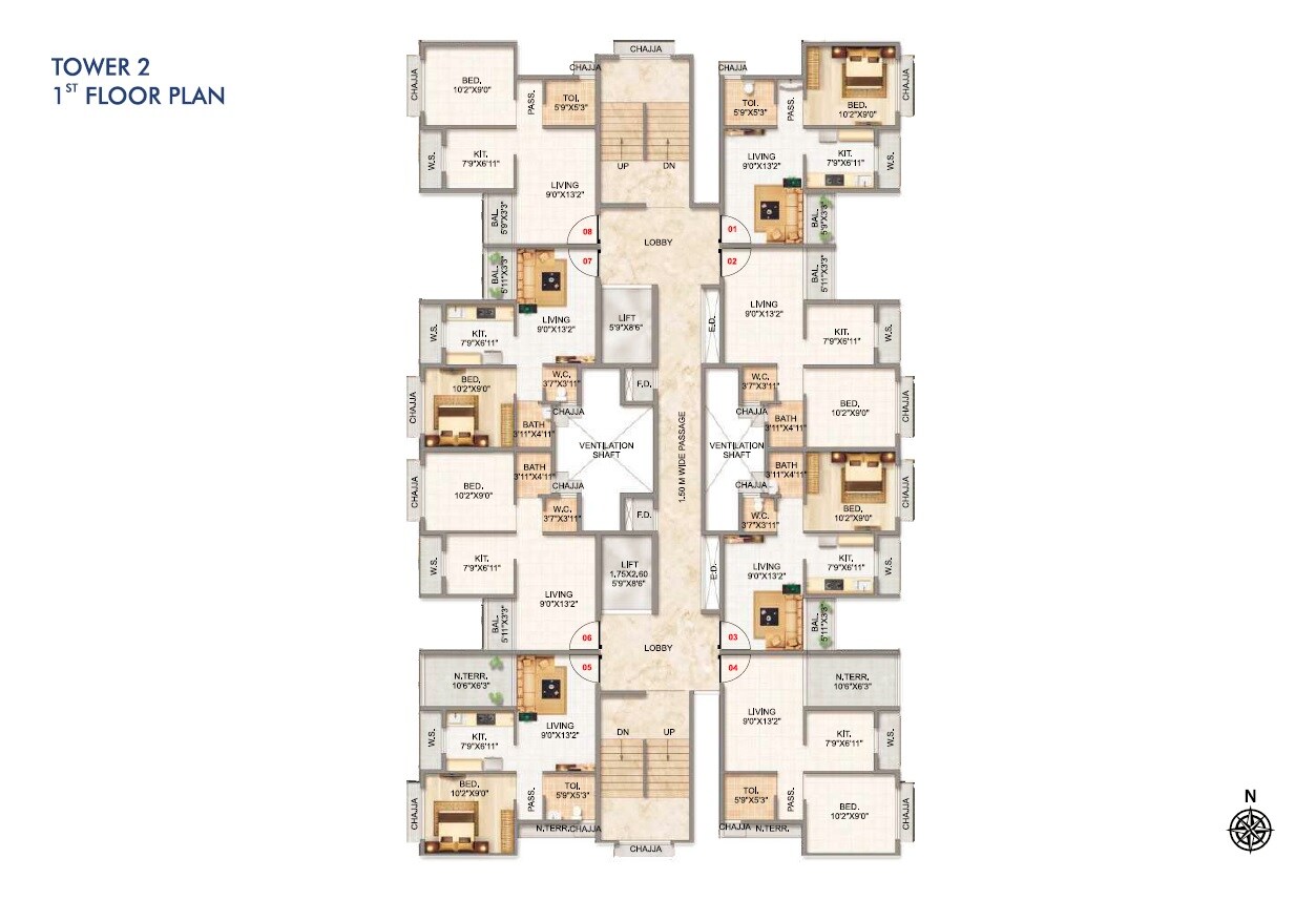 HB Nandanvan Floor Plans 3