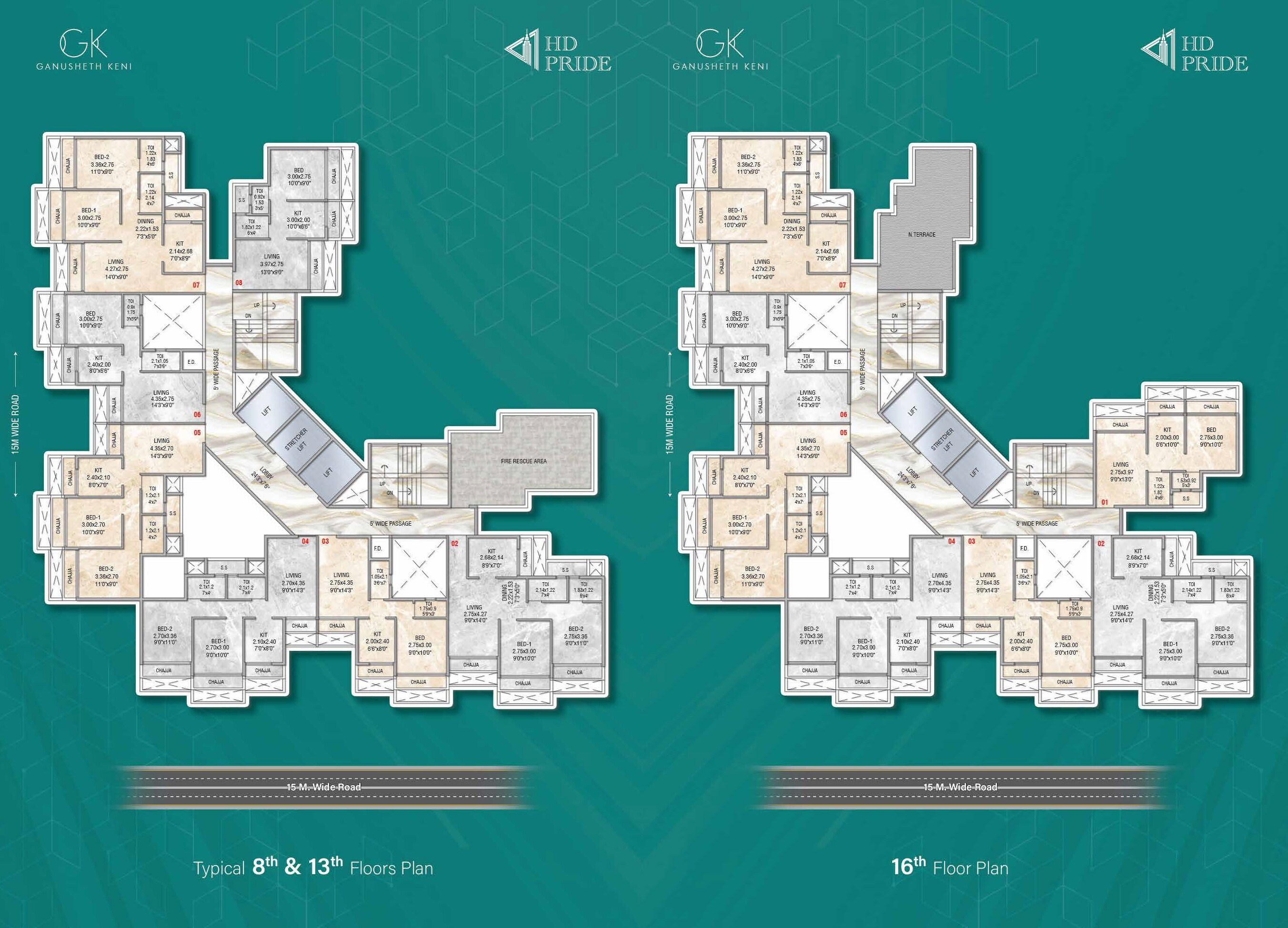 HD Pride Floor Plans