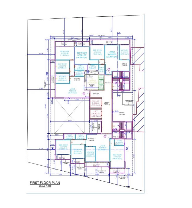 Hi Tech Kartik Regency Floor Plans