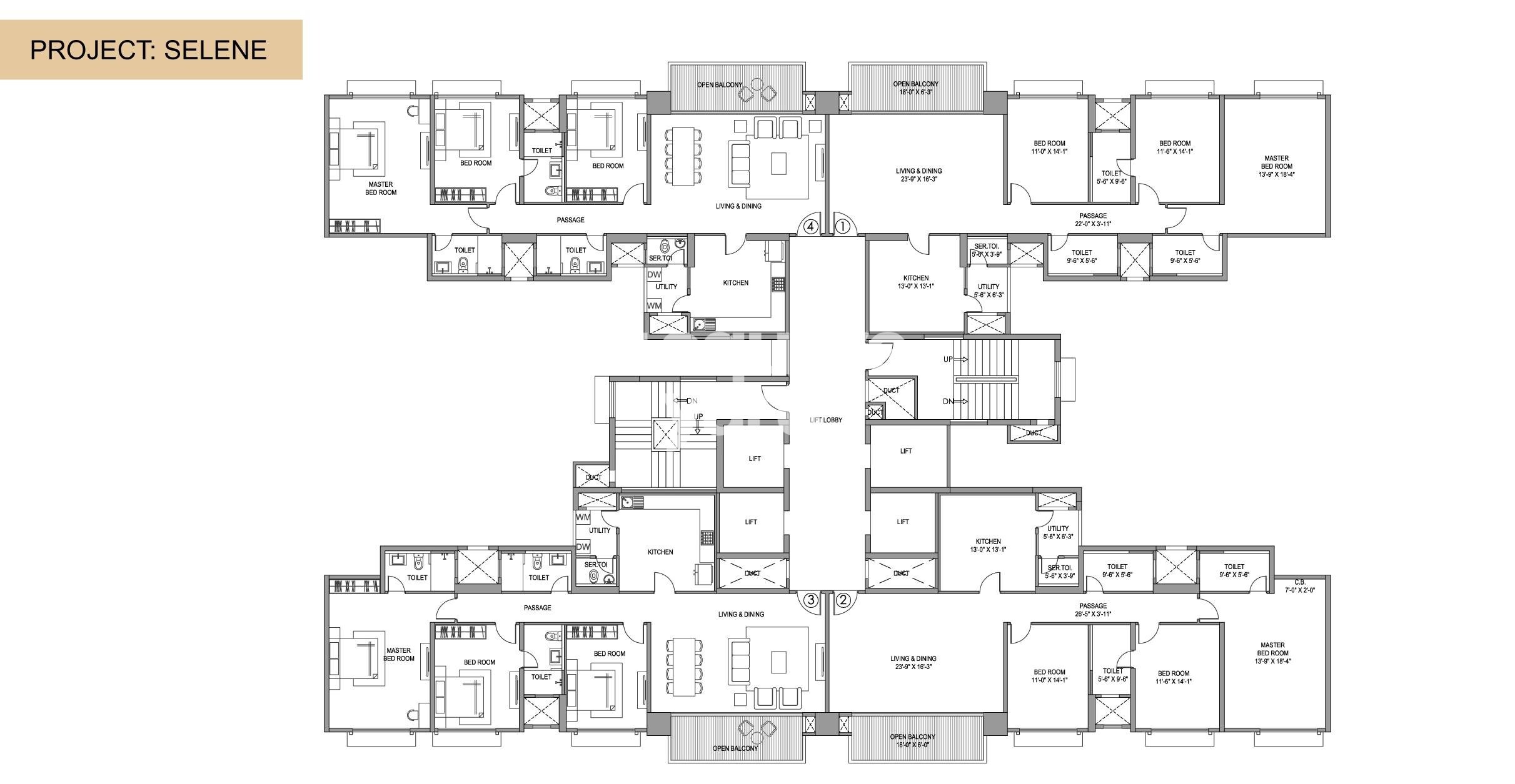 Hiranandani Fortune City Floor Plans 1