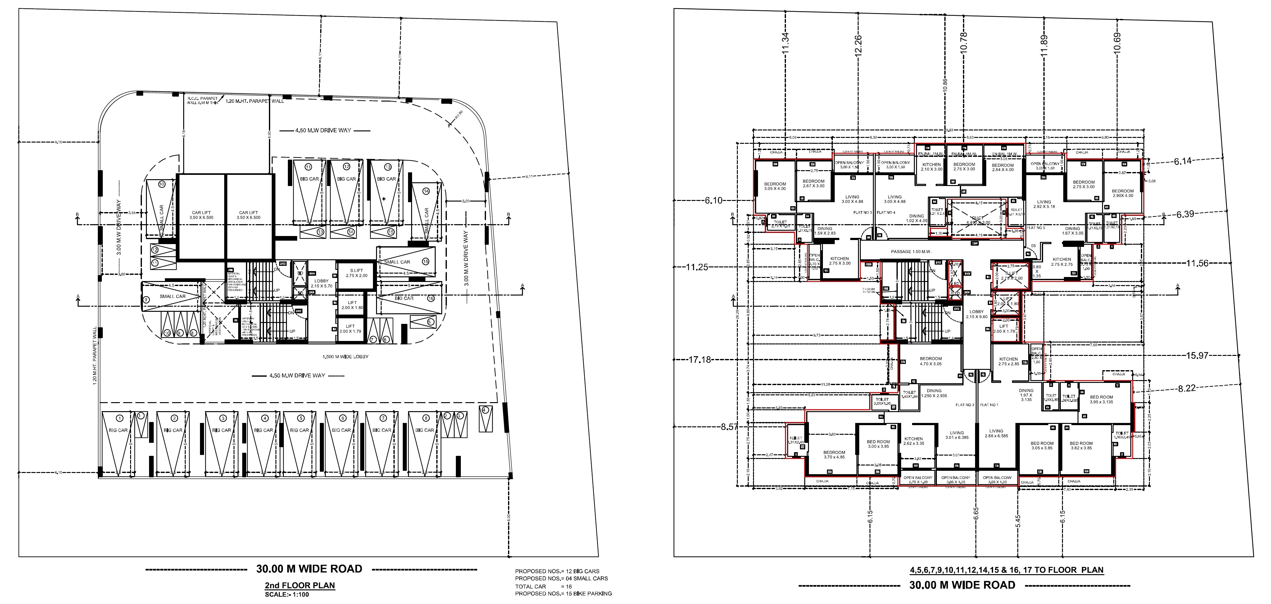 Hitech Cosmos Floor Plans