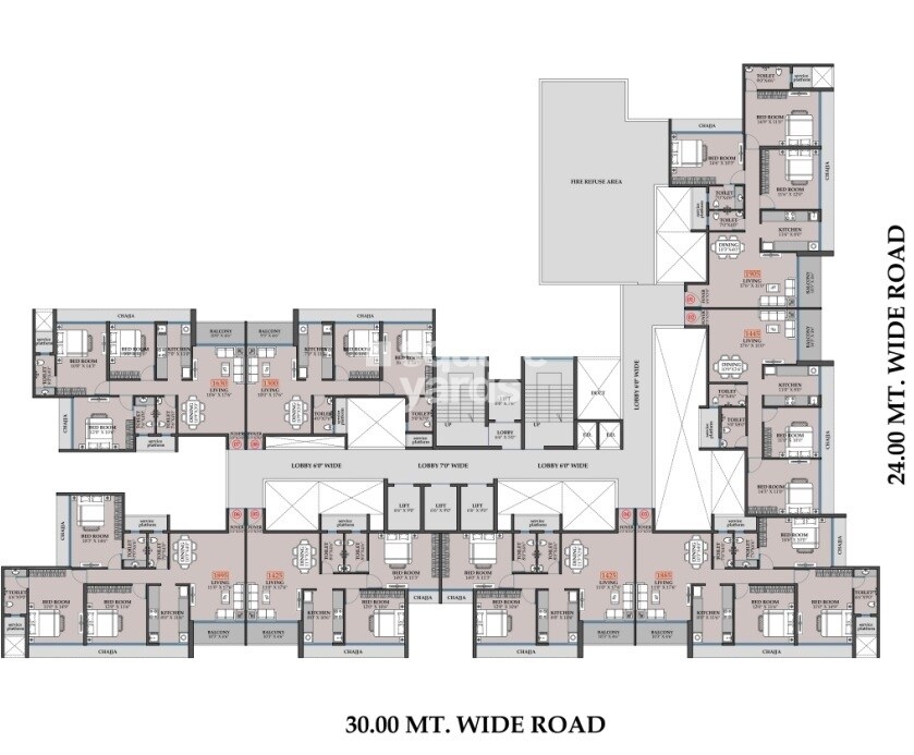 Hitech Crystal Corner Floor Plans 2