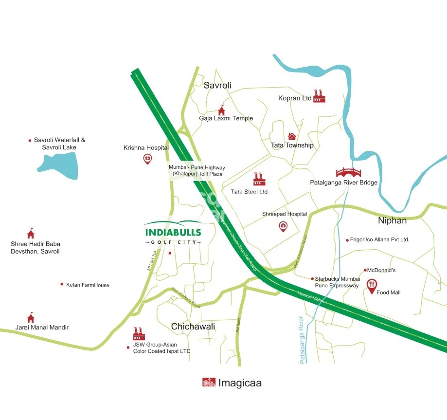 Indiabulls Golf City Location Image