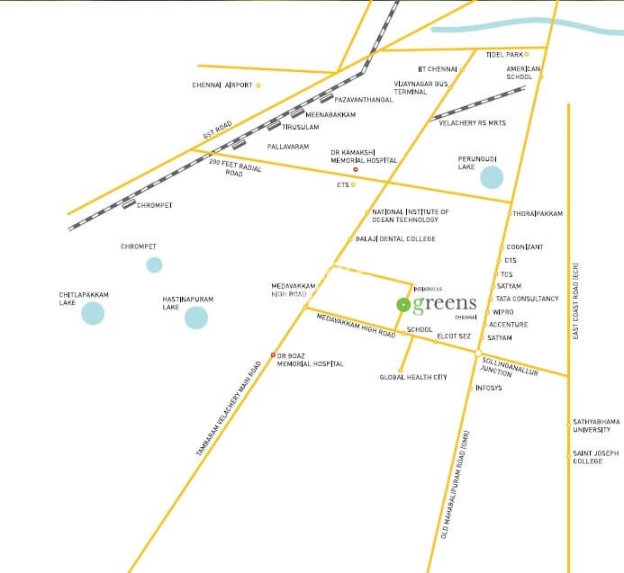 Indiabulls Greens Location Image