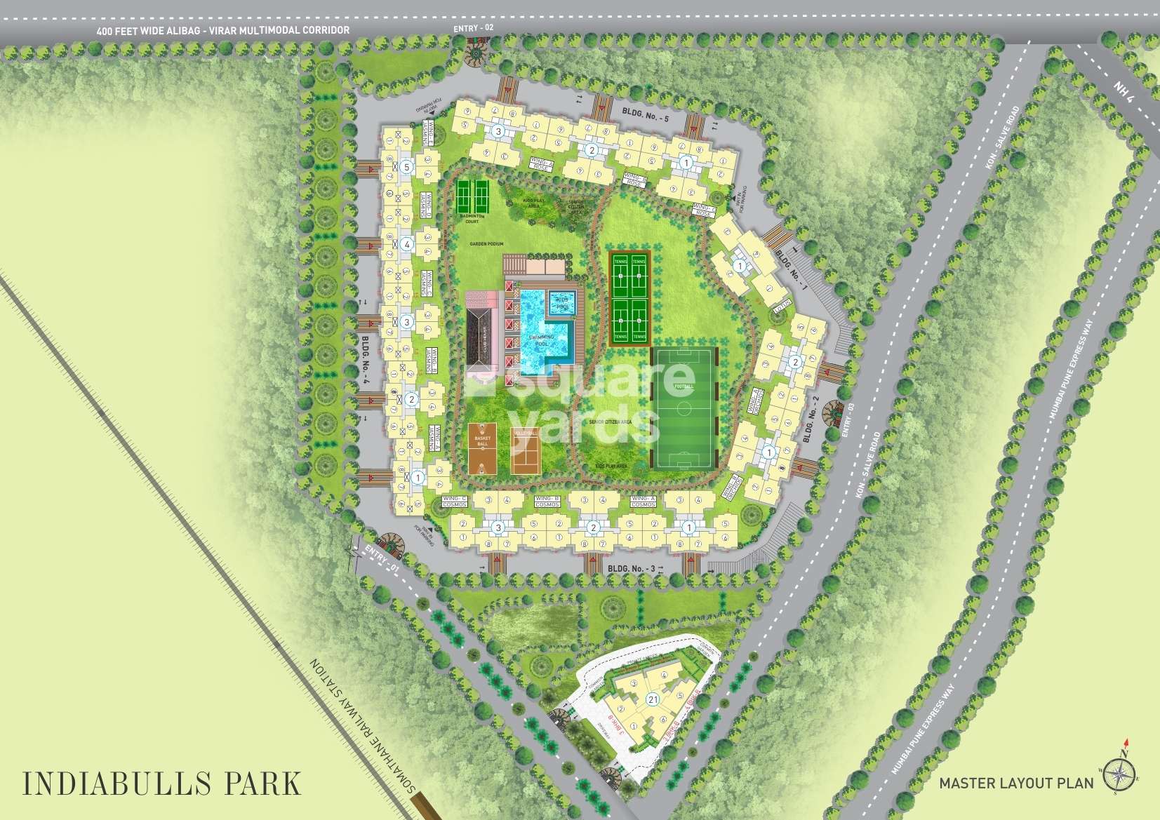 indiabulls park master plan image1
