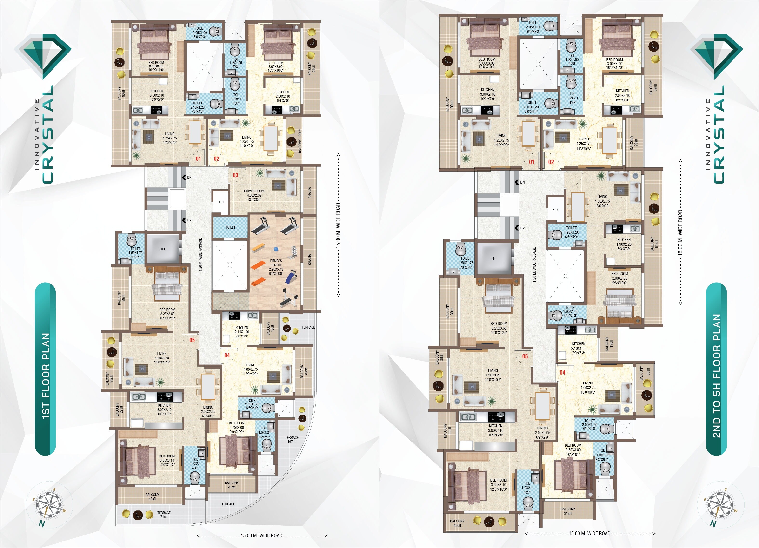 Innovative Crystal Floor Plans 2