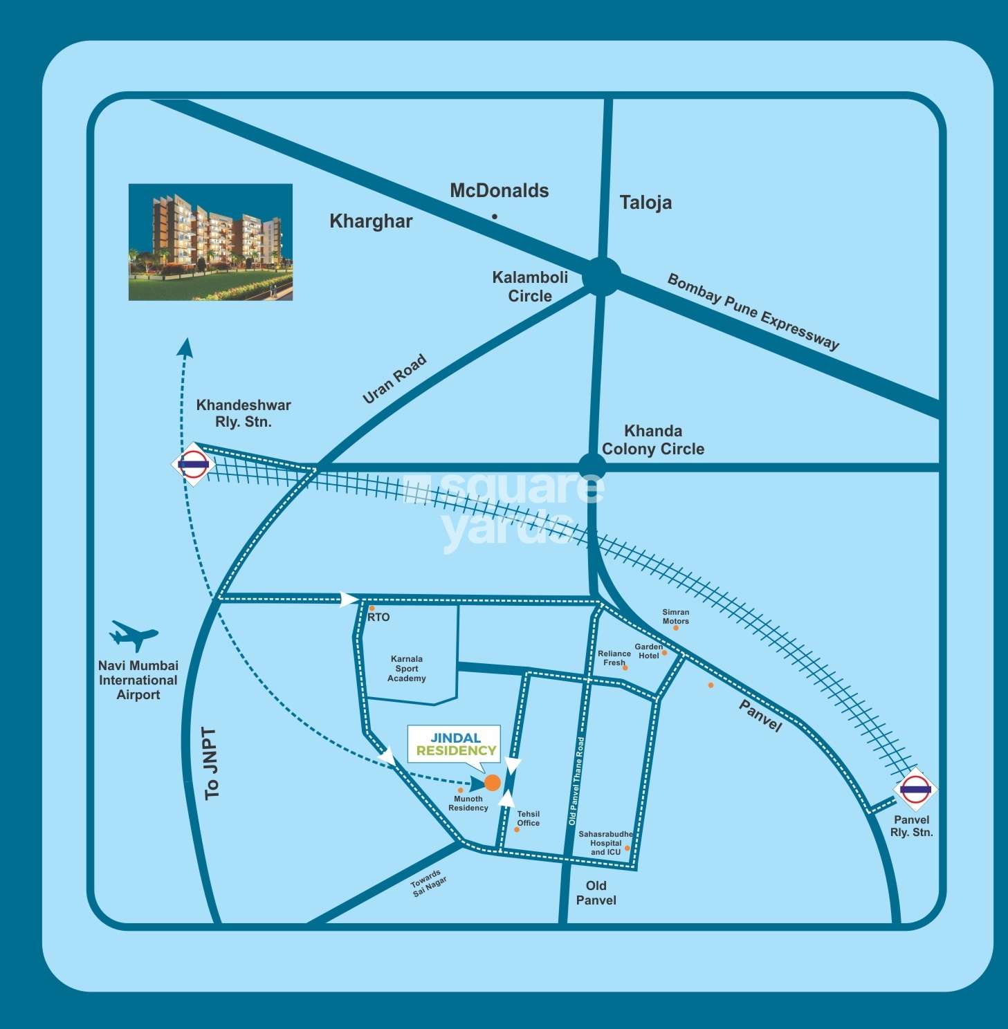 jindal residency location image1