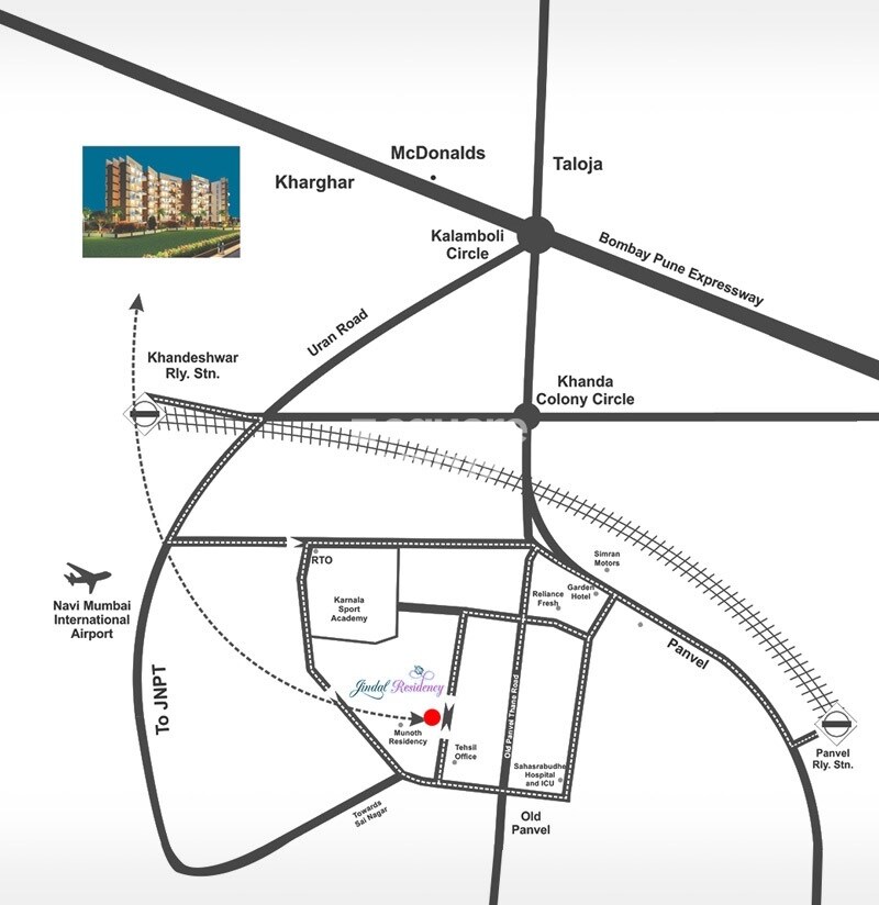Jindal Residency Location Image