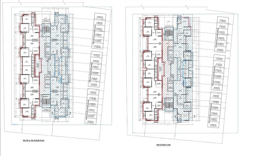 JP Airoli Tower Floor Plans