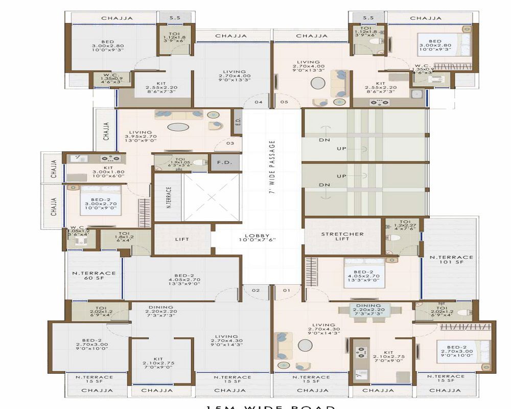 Kaavish Alankara Paradise Floor Plans